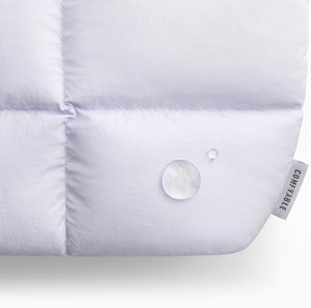 Comfyable Puffy Electronics Organizer Travel Case, Cute Tech Pouch for Women Men, Cable Storage Bag for Charger, Phone, Power Bank, Cord, Compact Tech Accessories Pouch, Lavender - Image 5