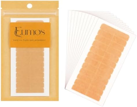 Eumos Hair Extension Tape Double Sided Adhesive Replacement Tape 120pcs by Eumos