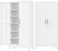 78.7 Metal Garage Storage Cabinet with Locking Doors by AUEYTVR