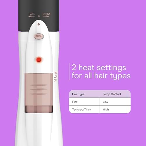 Conair Hot Air Brush, Double Ceramic, 3-in-1, Interchangeable - Image 4
