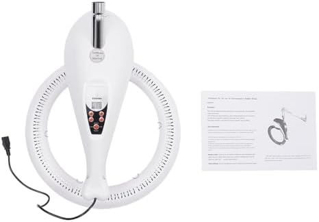 Hair Dryer, 950W Wall Mount Orbiting Rotating Hair Processor Hair Dryer with Wall Mount System for Salon Spa, Adjustable Timer and Temperature (White) - Image 3