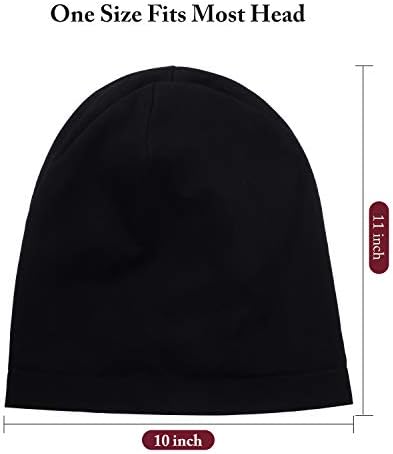 SATINIOR 4 Pcs Satin Lined Sleep Cap - Image 3