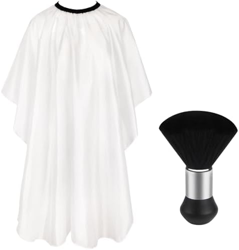 FEBSNOW Barber Cape Professional Hair Cutting Cape with Neck Duster Brush by HOMECRAFTBEAUTYBABY