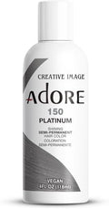 Adore Semi Permanent Hair Color, 150 Platinum, 4 Fl Oz by Adore