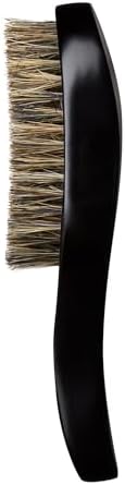 KISS COLORS & CARE 360° Power Wave Palm Brush - Medium Soft, Curved Handle, High-Density Boar Bristles for Deep Waves, Shed-Free Grip - Image 6