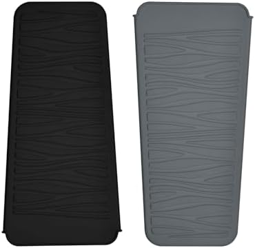 2 Pack Silicone Heat Resistant Travel Mat Pouch for Straighteners, Curling Wands, Flat Irons, and Hot Hair Styling Tools by EIOKIT