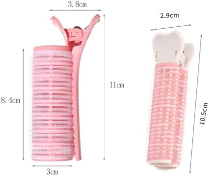 8 Pack Volumizing Hair Clips Hair Root Lift Clips Heatless Hair Rollers Heatless Curls Curler for Women Flat Hair Lifting Effortless Bouncy Curls Bang Styling Fullness Volume Adding Dry Hairs - Image 2