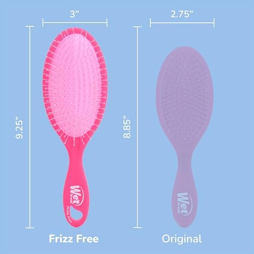 Wet Brush Frizz-Free Detangler Brush with Ionic Technology, Pink, Provides Frizz Control, Reduces Static, and Smooths All Hair Types, Best For Dry Hair, Made for Women, Men & Kids - Image 6