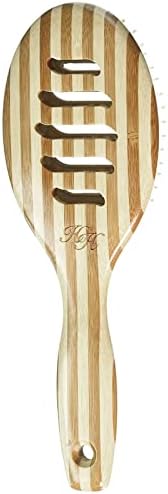 Olivia Garden Healthy Hair Eco-Friendly Bamboo Ionic Paddle Hair Brush - Image 2