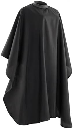 Professional Salon Barber Cape, Waterproof Polyester Hair Cutting Cape, Silicone Neckline, Snap Button Colla, Extra Large by Unknown