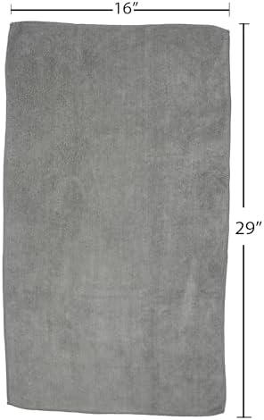 Fromm Softees Microfiber Salon Hair Towels for Hairstylists, Barbers, Spa, Gym in Grey, 16" by 29", 10 count Perfect Hair Care Towel for Drying Curly, Long, Wavy Hair - Image 5