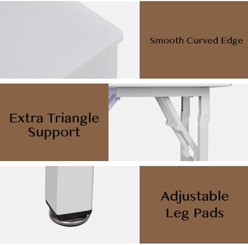 Winado Foldable Manicure Table, Nail Desk for Nail Tech with Dust Collector - Image 6