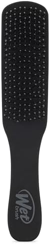 Wet Brush Detangling Hair Brush for Men, Black, Stimulates Scalp & Beard for Fuller Stronger Hair, Intelliflex Detangler Help Bristles Promote Growth & Protect from Breakage, Pain-Free by WetBrush