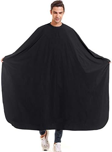 izzycka Nylon Barber Cape,64"x56" Waterproof Large Salon Hair Cutting Cape by izzycka