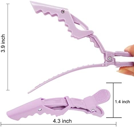 Ondder 24 Pack Alligator Hair Clips for Women and Girls - Styling, Sectioning, and Cutting Hair - Light Purple - Image 2