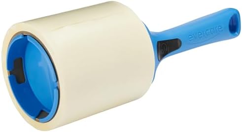 Evercare Jumbo Lint Roller, 60‑Sheet Extra‑Large Adhesive Roller with Blue Handle for Pet Hair & Lint - Image 2