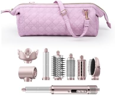 Hair Dryer Travel Carry Case Quilted Cosmetic Organizer Bag Pink by Nixjoro