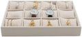Jewelry Watch Tray Organizer Bracelets Display Case Holder, Beige 12-Slots by XHMQYCMakesAllBetter%E2%80%94LetGo
