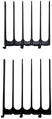 Scissor Clipper Over Comb - Barber Hair Cutting Tool with Jumbo Guide for DIY Home Haircuts (Black) by CombPal