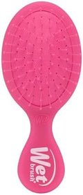 Wet Brush Mini Detangler Hair Brush, Pink Frost, Detangling Travel Hairbrush, Ultra-Soft IntelliFlex Bristles Glide Through Tangles with Ease, Pain-Free, All Hair Types by WetBrush