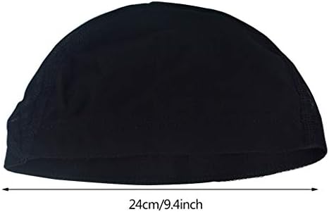 Tayfremn 12pcs Dome Caps, Mesh Dome Wig Cap Black Elastic Wig Caps Stretchable Spandex Dome Caps Breathable Nylon Light Hair Mesh Net for Men Women Wigs Making - Image 2