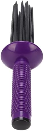 GOWENIC Curling Roll Comb, Non Slip Grip Hair Fluffy Styling Curler, Volumizing Styling Tool for All Hair Type, Purple, Curling Comb for Curly - Image 7