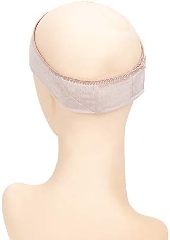 GEXWORLDWIDE GEX Beauty Flexible Velvet Wig Grip Wig Band Scarf Head Hair Band Adjustable Fastern (Cream) - Image 7