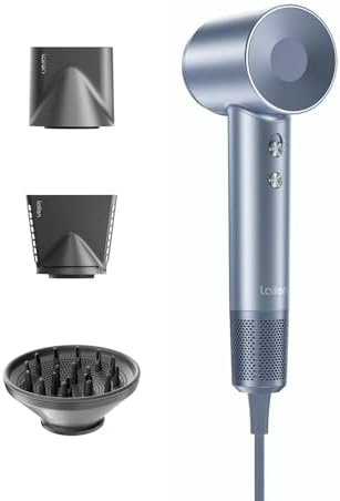 Laifen Swift Professional High-Speed Hair Dryer, 200M Negative Ions, Silver by Laifen