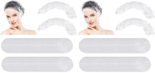 150 PCS Upgrade Disposable Shower Caps. Ceizioes Waterproof Hair Bath Caps. Thickening Shower Cap for Women Kids Girls. Hotel and Hair Salon. Travel Spa. Home Use Beauty Salon (Pack of 2) by Ceizioes