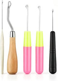 SWEET VIEW Crochet Needles for Hair, Different Sizes Latch Hook for Hair by SWEETVIEW