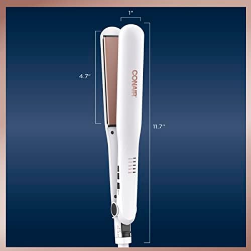 Conair Double Ceramic Flat Iron, 1 1/4-inch Hair Straightener - Image 6