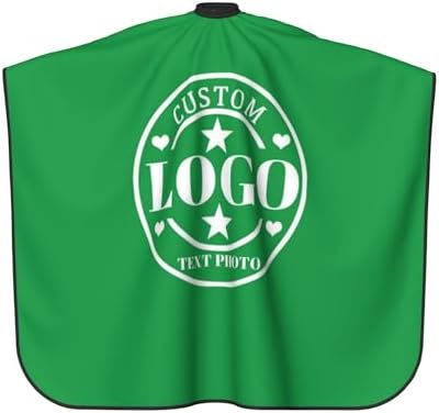 Custom Barber Cape Customized Haircut Capes Logo Text Photo Salon Hairdressing Apron for Home and Barbershop - Image 2