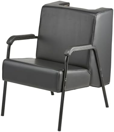 Pibbs 1098 Salon Dryer Chair Black Vinyl Universal Hooded Dryer Fit by Pibbs