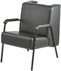 Pibbs 1098 Salon Dryer Chair Black Vinyl Universal Hooded Dryer Fit by Pibbs