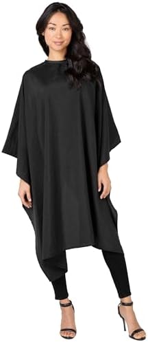 Betty Dain Lightweight Crinkle Nylon Hair Cutting/Styling Cape, Water Resistant, Washable, Snap Closure by BettyDain