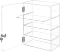 Acrylic Display Case with Lock – Acrylic Storage Chest for Figures, Collectibles, Jewelry, Expensive Items & More – Secure and Organized Storage (3.7" Adjustable) by KaloTidy