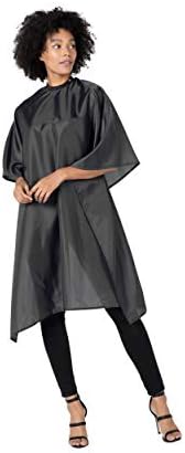 Betty Dain Whisper Hair Cutting & Styling Cape, 45" x 55", Black - Image 5