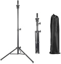 Mannequin Head Stand, Adjustable Wig Head Stand, Reinforced Metal Mannequin Head Stand Wig Stand Tripod for Cosmetology Hairdressing Training (black, 48inch) by Unknown