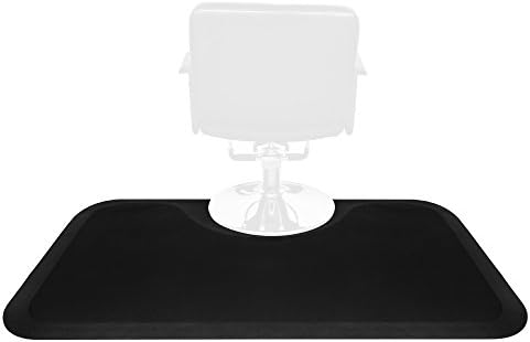 Anti Fatigue Mat for Hair Stylist 5′x3′, Barber Mat Anti Fatigue for Salon Chair Barber Stations Hairdressing Equipment (1/2 inch Square) by JLBVI