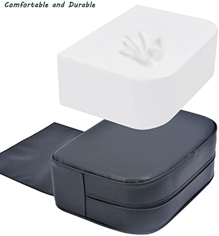 Salon Barber Booster Seat Cushion for Kids Hair Cutting Salon Leather Pads, Boat Booster seat Cushion, Salon Styling Chair Seat Booster, Barber Beauty Salon Spa Equipment Black - Image 5
