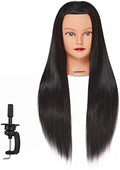 26"-28" Synthetic Fiber Hair Mannequin Head Styling Training Head Doll Head by HAIRGINKGO