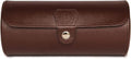 CASE ELEGANCE 3-Watch Travel Case Roll Organizer - Brown by CASEELEGANCE