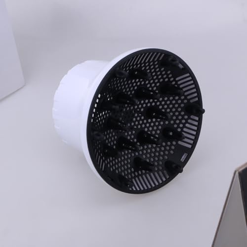 Electric Hair Dryer Diffuser Nozzle for Curly Straight Wavy Hair White - Image 4