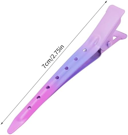 Bantoye 24Packs Duck Bill Clips 2.75 Inch Metal Alligator Clip, Pink Purple - Image 2