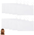 10 Pack Wig Storage Bags Transparent Hair Extensions Slider Bag Organizer Non-tangle Carry Pouch for Travel Packaging Human Hair Bundles Messy Bun Hair Piece Body Wave Bundles Hairpiece by Unknown