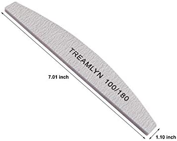 10 Pcs Rough Nail File 100/180 Grit, Heavy Duty Nail Files for Acrylic/Natural Nails, Emery Boards for Nails, Strong Finger Nail Filler, Coarse Nail File for Home and Salon Use - Image 6