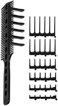 Scissor Clipper Over Comb Hair Cutting Tool - Barber DIY Home Hair Trimming Guide Comb Set (Classic Set, Black) by CombPal