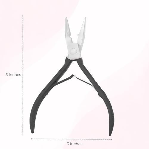 Professional Hair Extension Pliers & Bead Tool Kit, Black, Microlink - Image 5