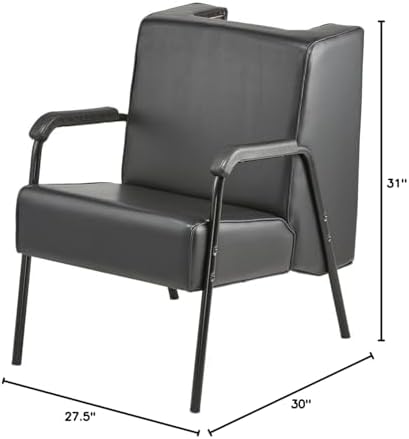 Pibbs 1098 Salon Dryer Chair Black Vinyl Universal Hooded Dryer Fit - Image 2