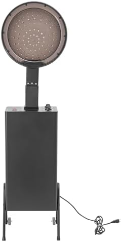Hooded Conditioning Hair Dryer,1200W Salon Hair Dryer with Wheels,Stand,60-Minute Timer, Temperature Adjustable (Black) - Image 3